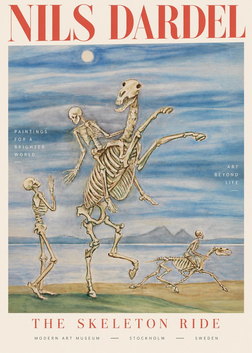 Nils Dardel The Dancer No4 - Póster