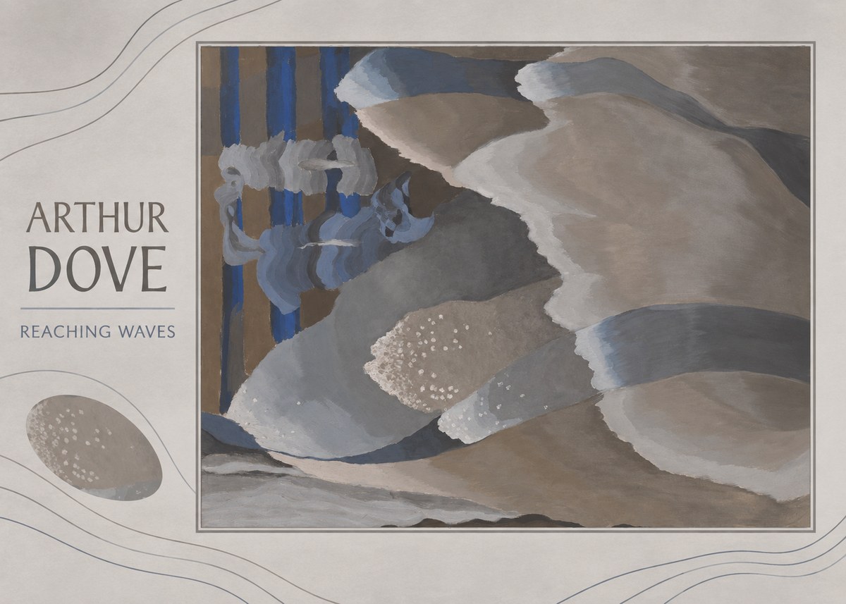 Arthur Dove Reaching Waves No3 - Póster