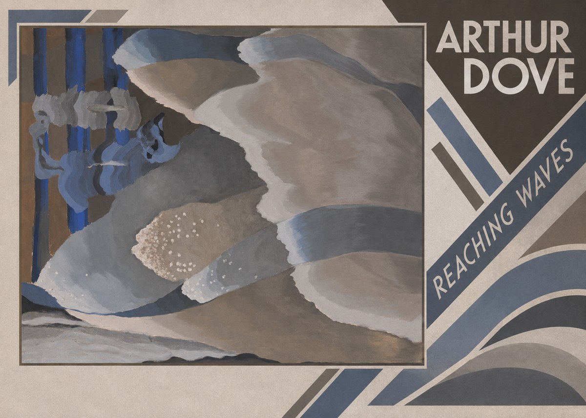 Arthur Dove Reaching Waves No4 - Póster