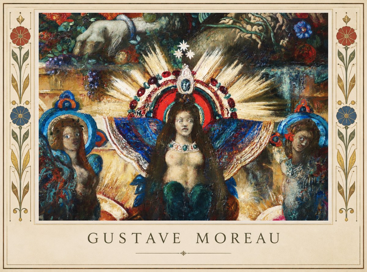 Gustave Moreau L'apparition I No1 - Póster