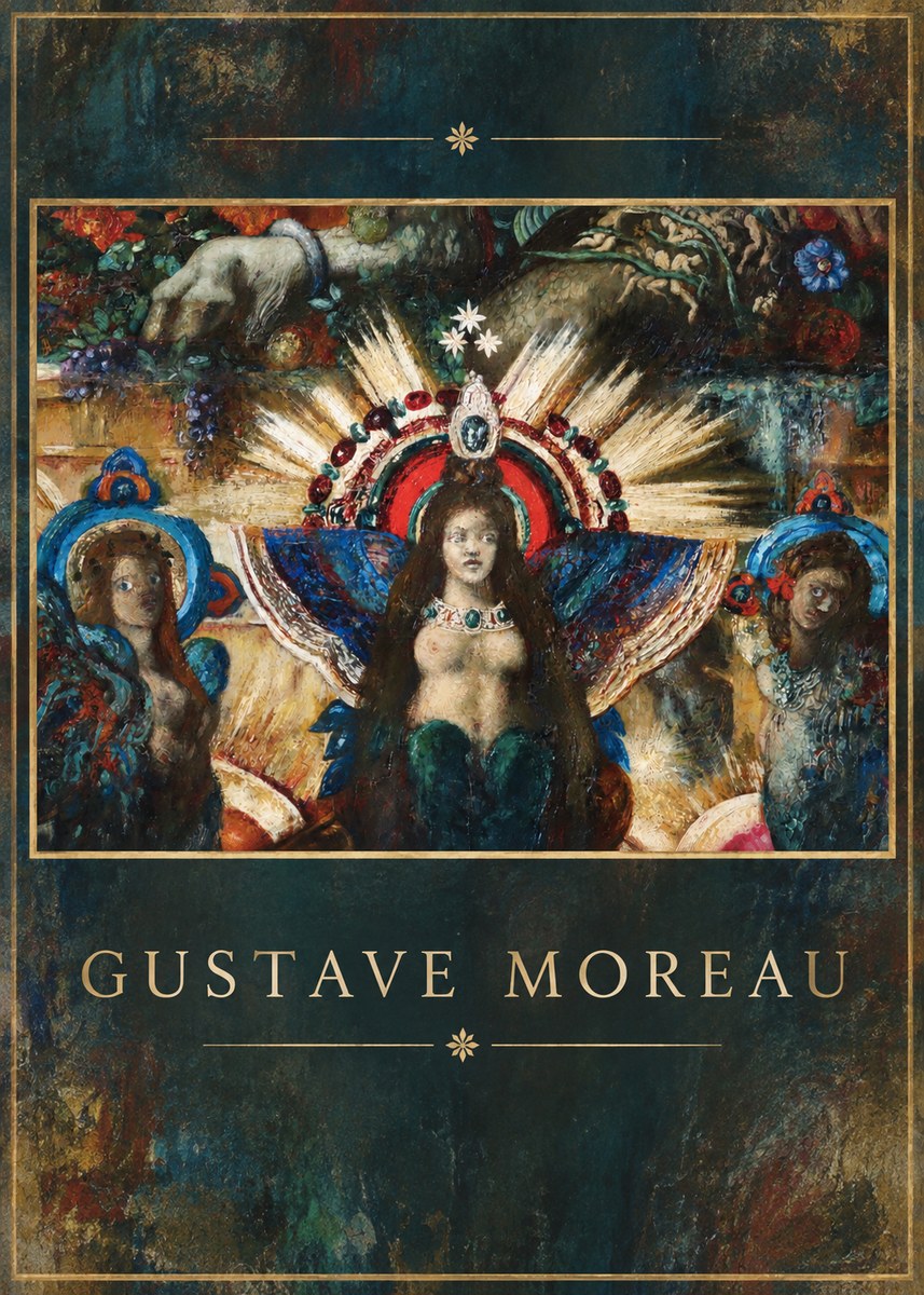 Gustave Moreau L'apparition I No2 - Póster