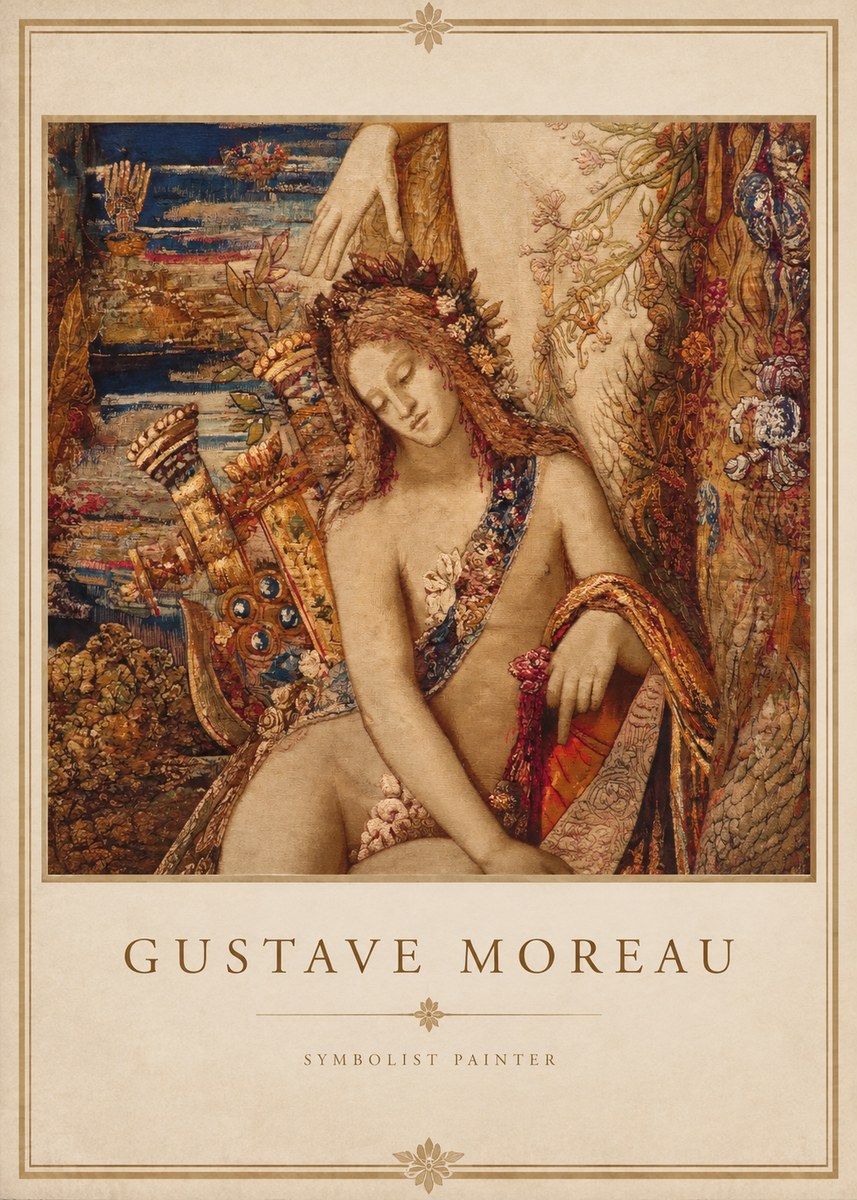 Gustave Moreau Jupiter and Semele II No1 - Póster