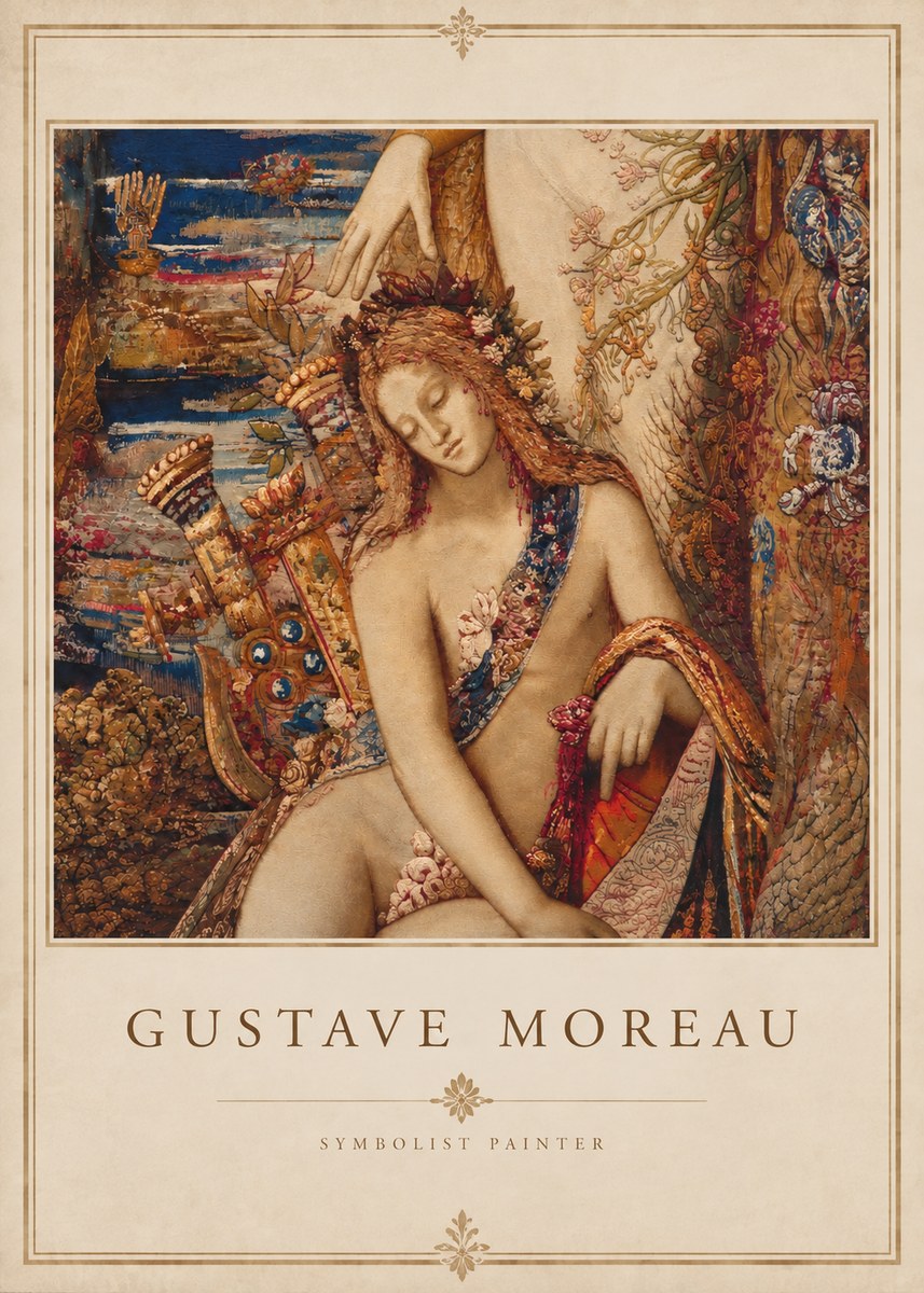 Gustave Moreau Jupiter and Semele II No3 - Póster