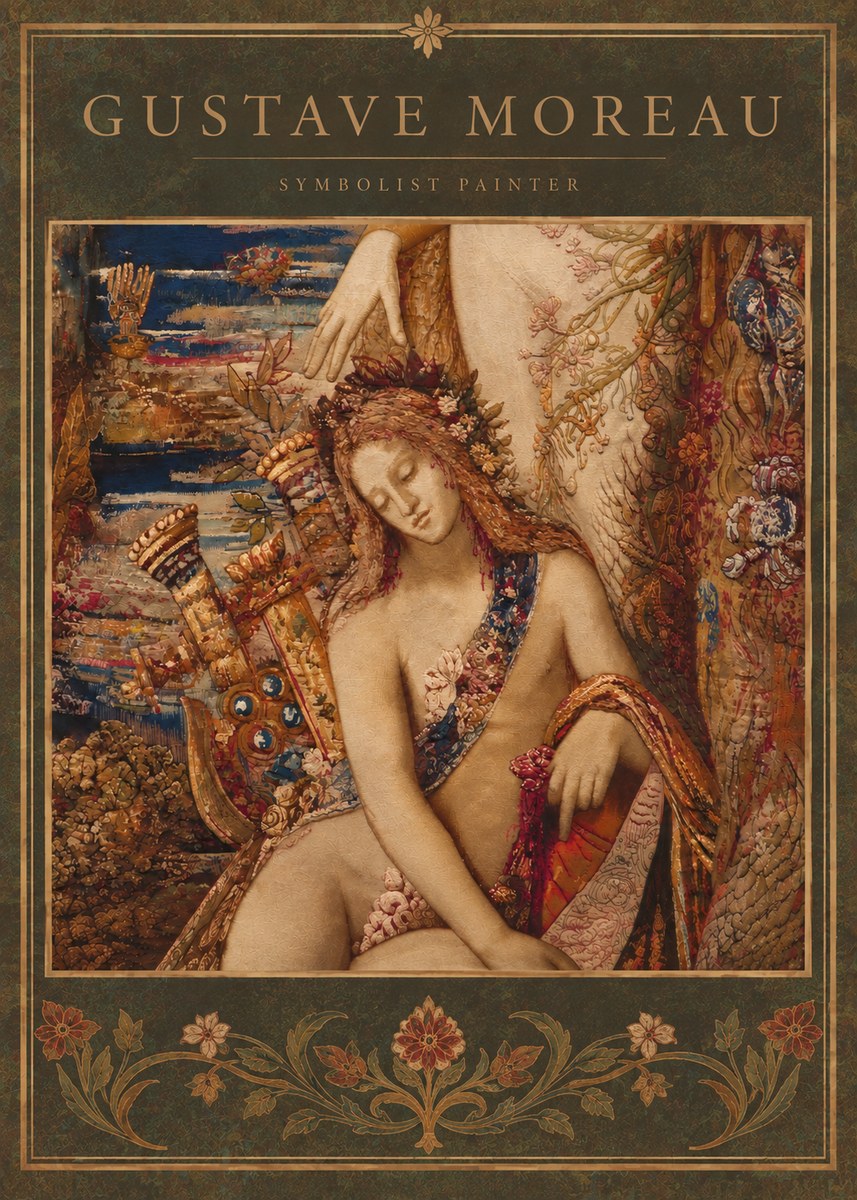 Gustave Moreau Jupiter and Semele II No4 - Póster