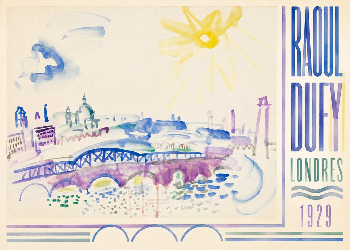 Raoul Dufy Londres - 1929 No2 - Póster