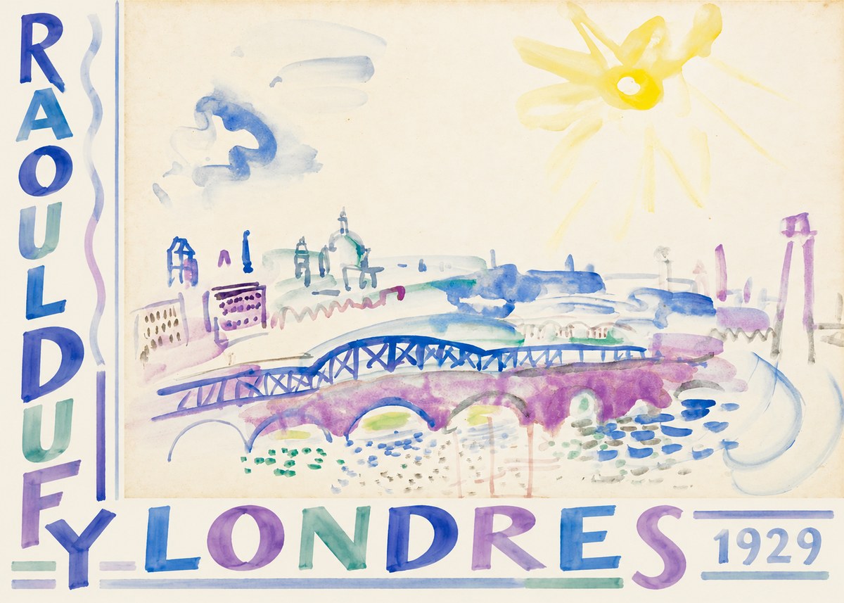 Raoul Dufy Londres - 1929 No5 - Póster