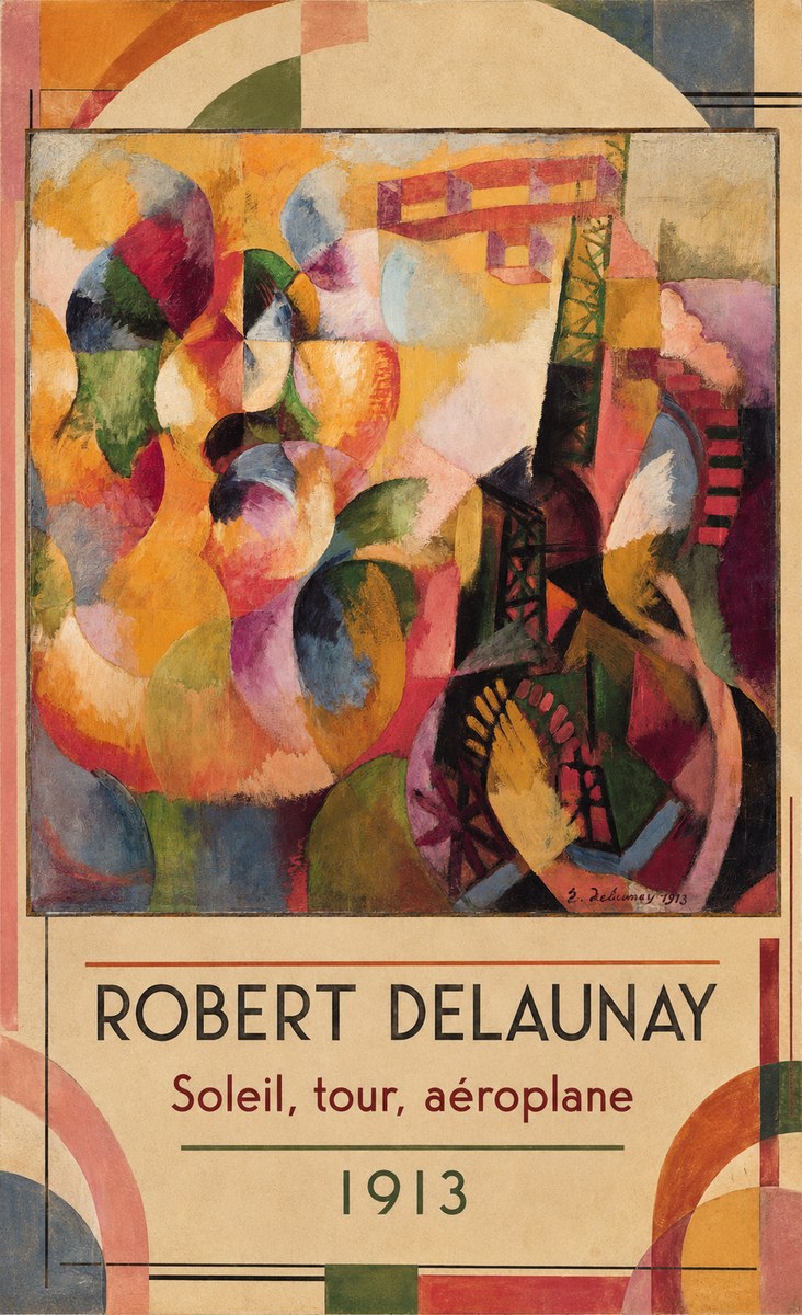 Robert Delaunay Soleil, Tour, Aéroplane No1 - Póster