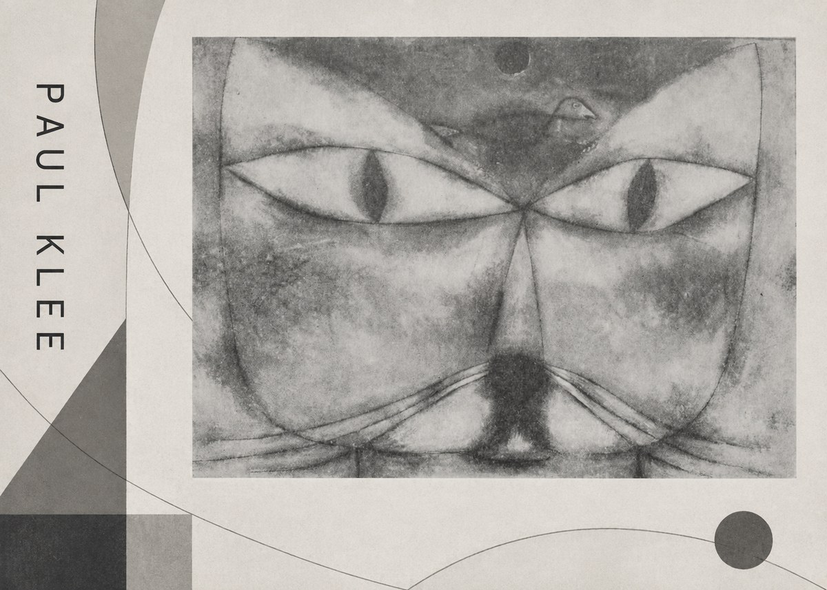 Paul Klee Cat and Bird No2 - Póster