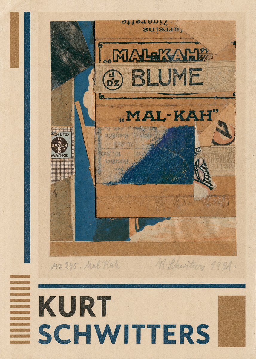 Kurt Schwitters Mal Kah No1 - Póster