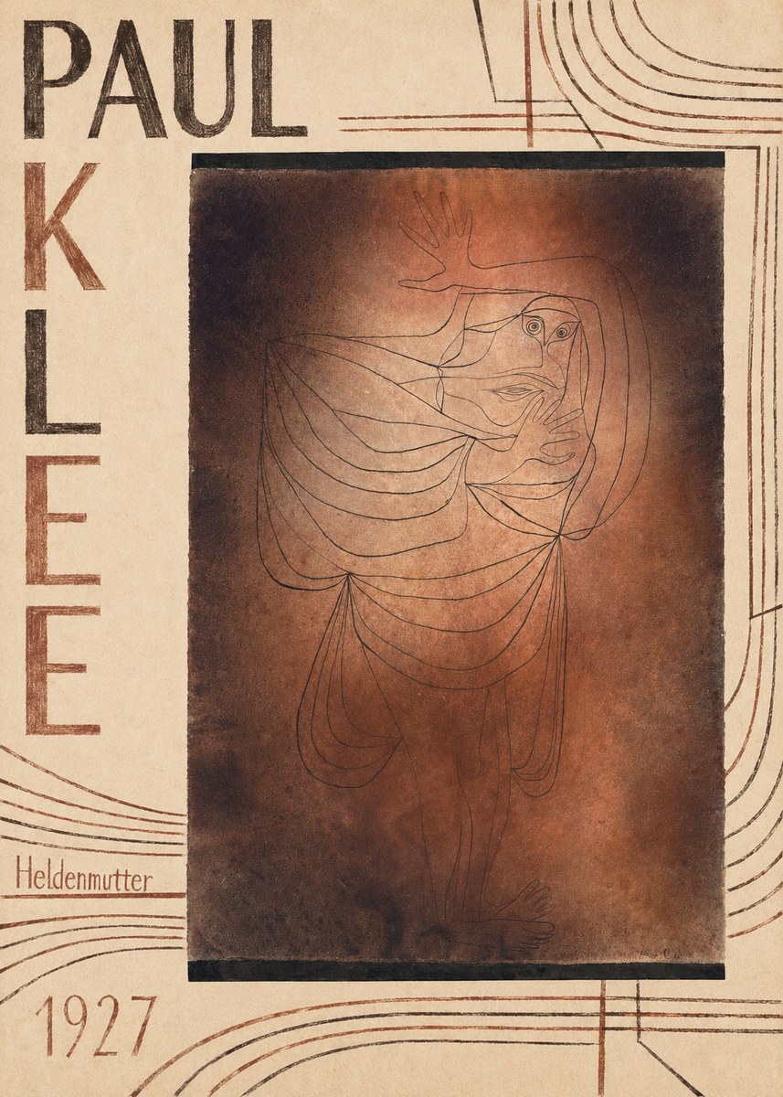 Paul Klee Heldenmutter No5 - Póster