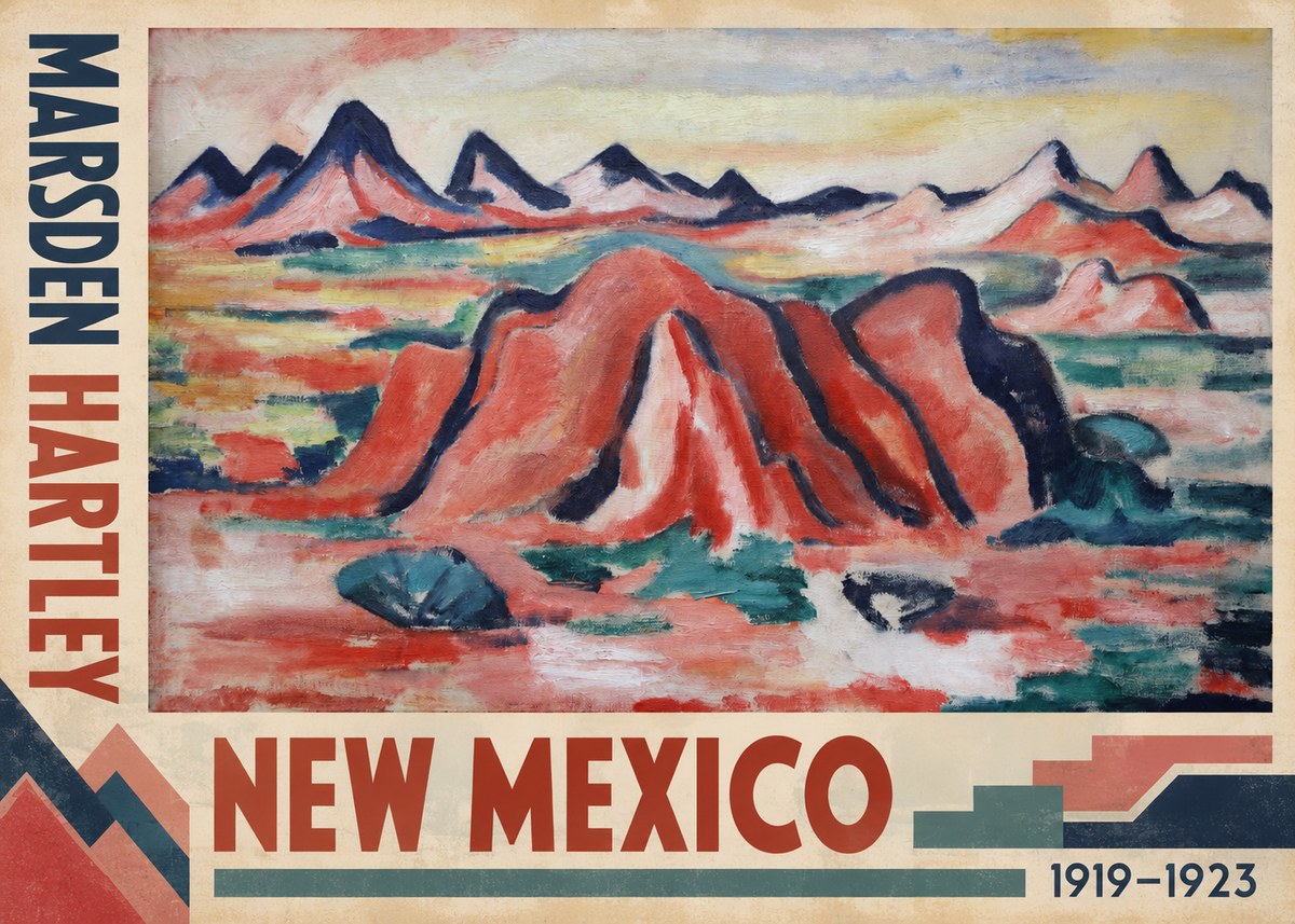Marsden Hartley New Mexico No2 - Póster
