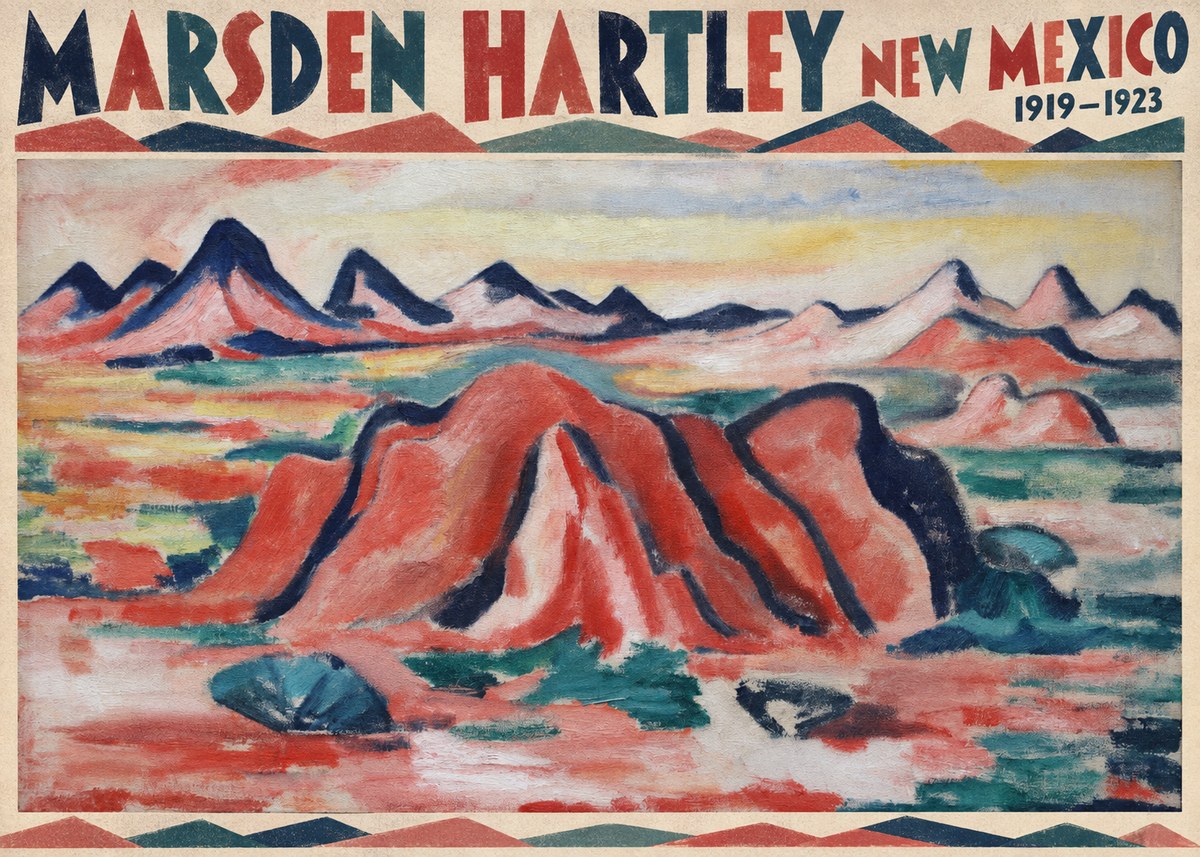Marsden Hartley New Mexico No4 - Póster
