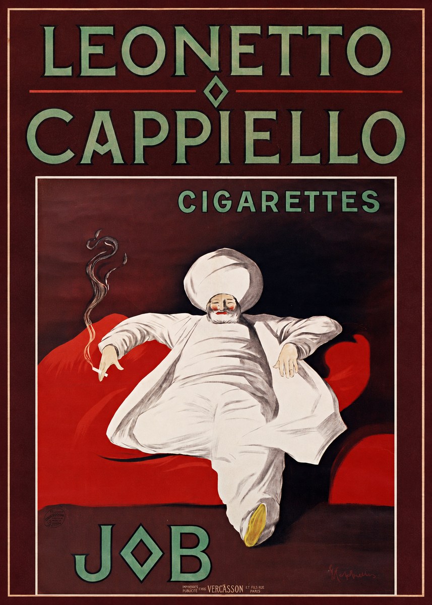 Leonetto Cappiello Job Cigarettes No5 - Póster