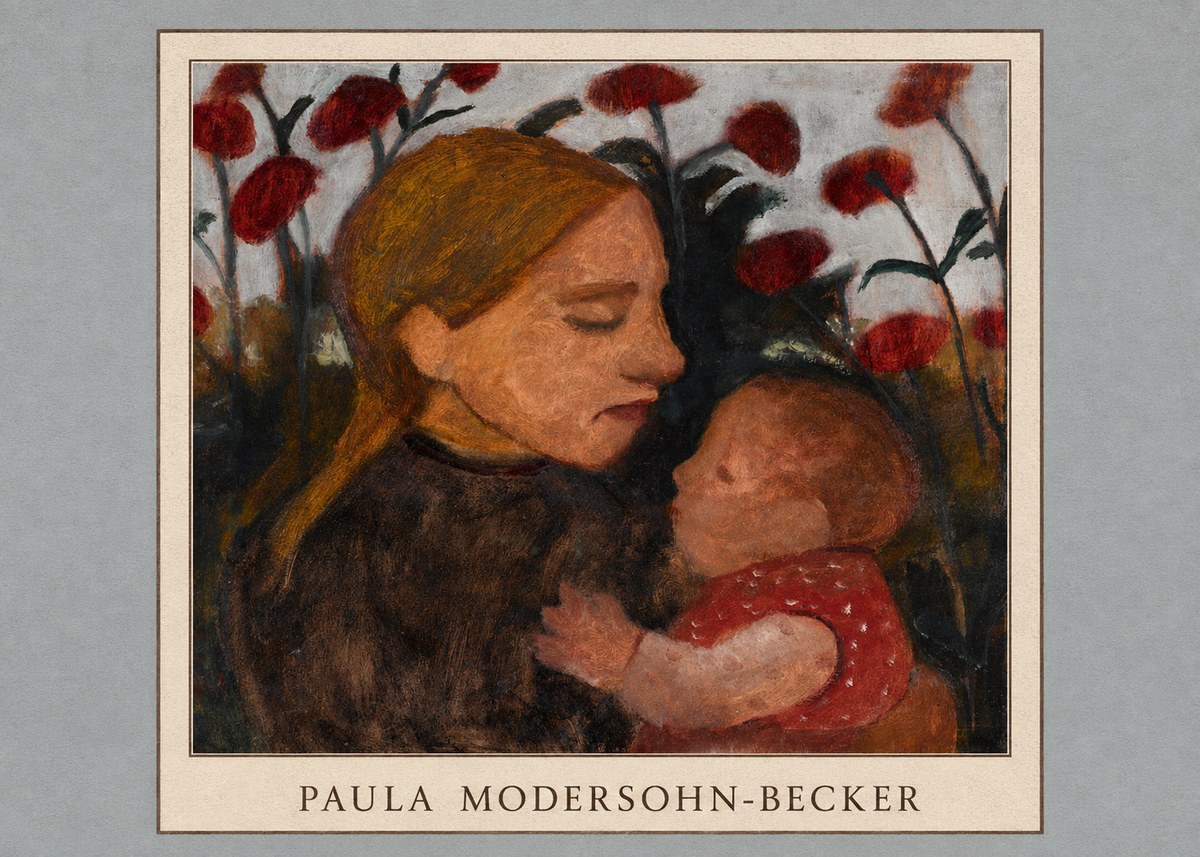 Paula Modersohn-Becker Mother and Child No4 - Póster