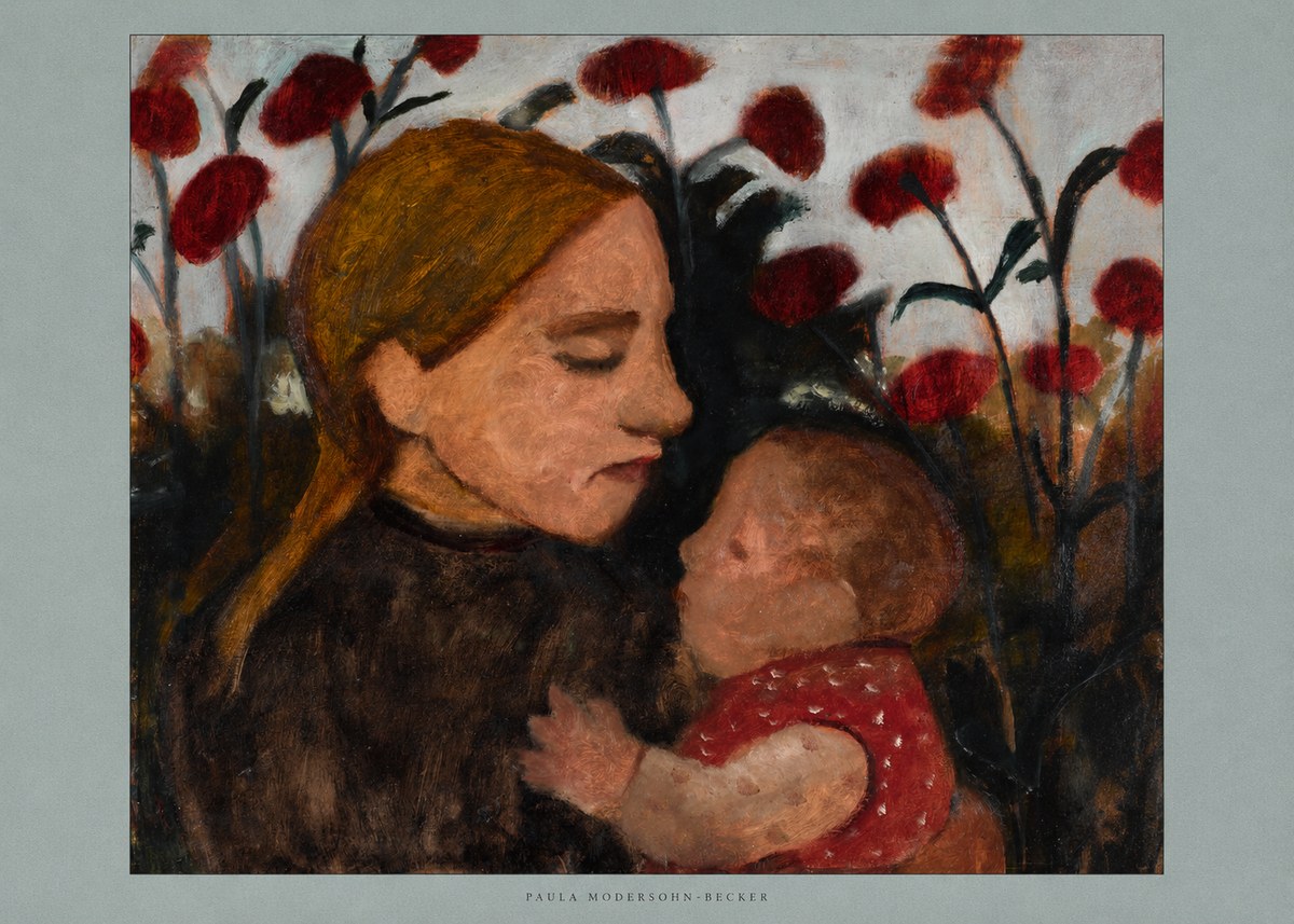 Paula Modersohn-Becker Mother and Child No6 - Póster