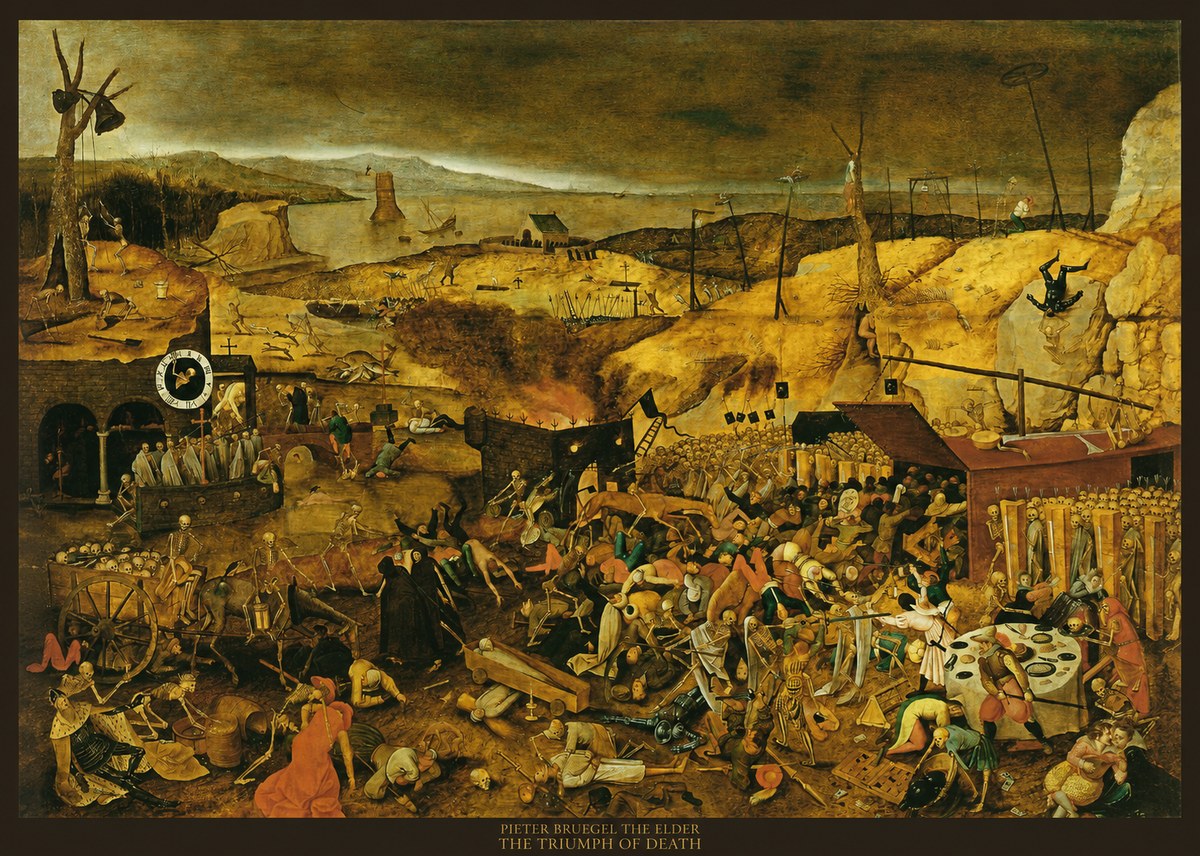 Pieter Bruegel The Triumph of Death I No6 - Póster
