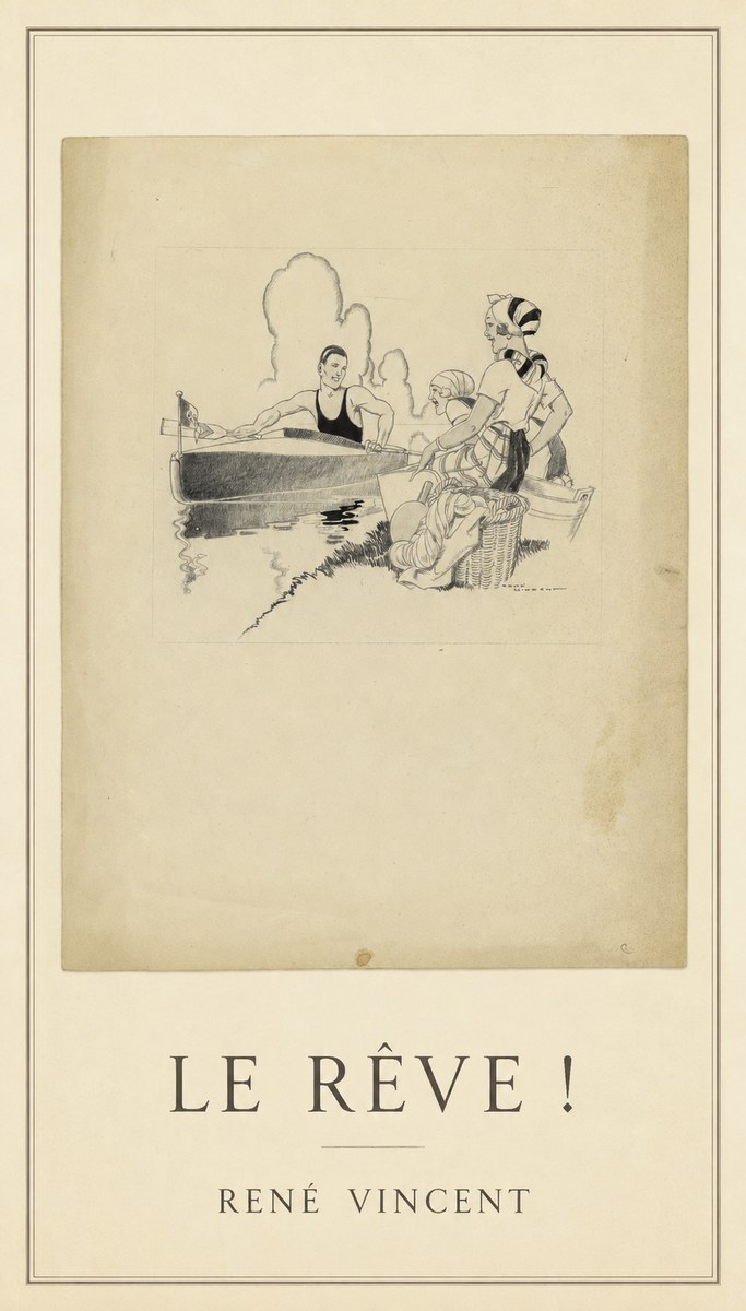 René Vincent Le Rêve ! No1 - Póster