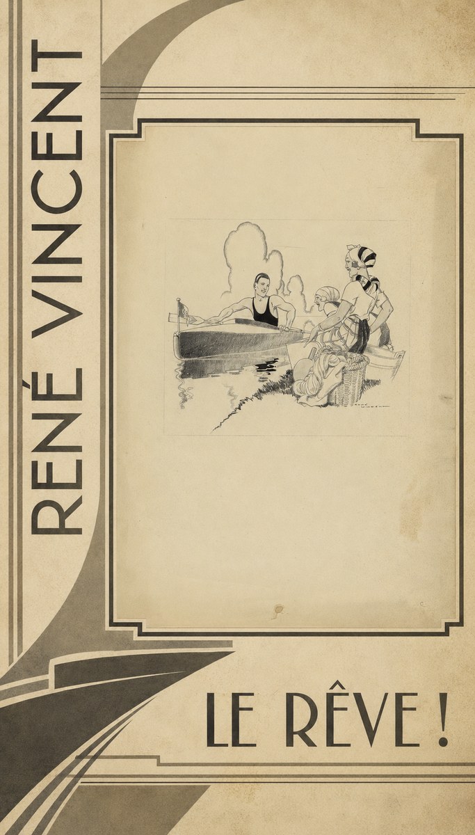 René Vincent Le Rêve ! No2 - Póster