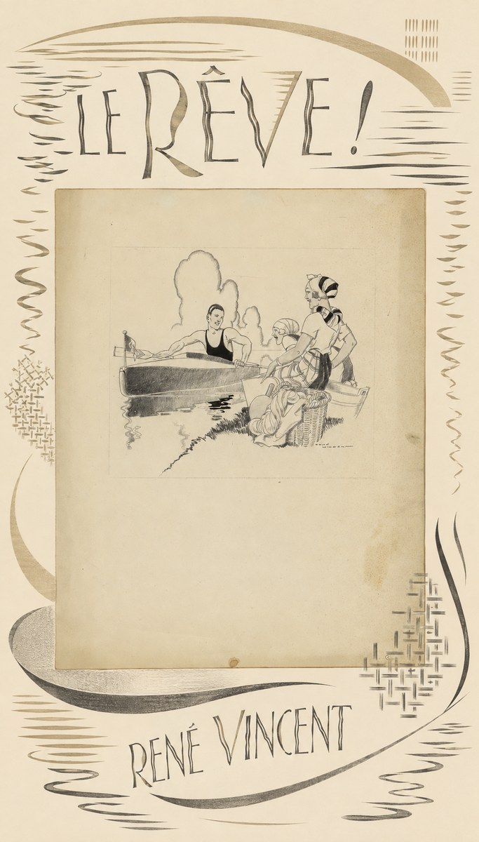 René Vincent Le Rêve ! No5 - Póster