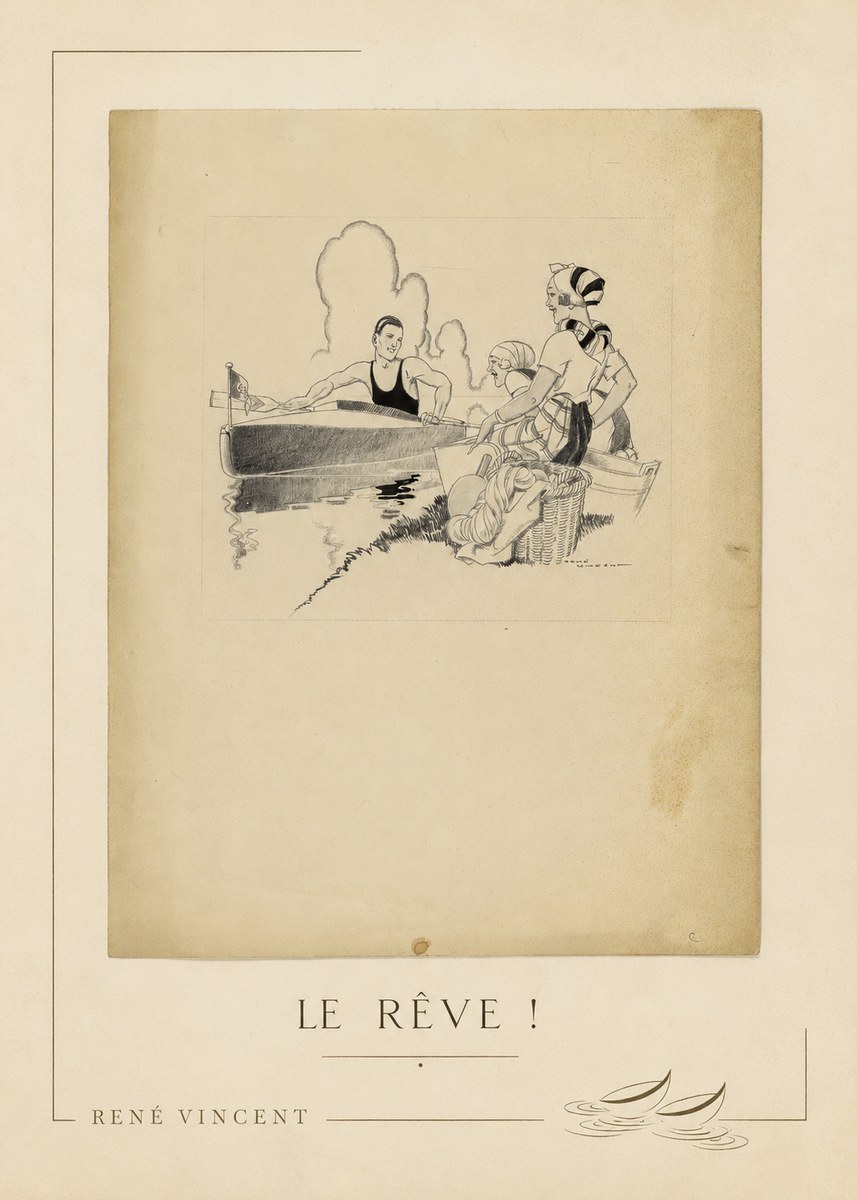 René Vincent Le Rêve ! No6 - Póster