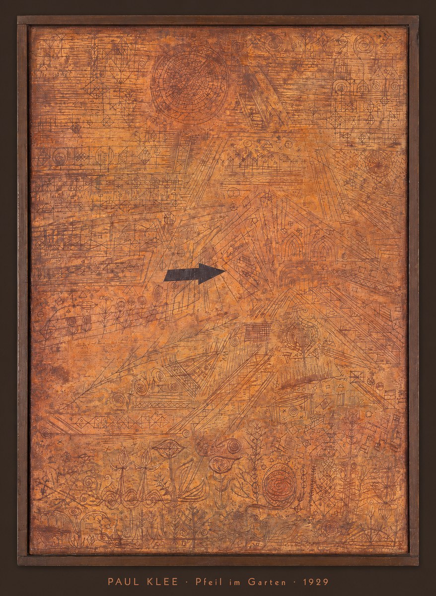 Paul Klee Pfeil Im Garten No4 - Póster