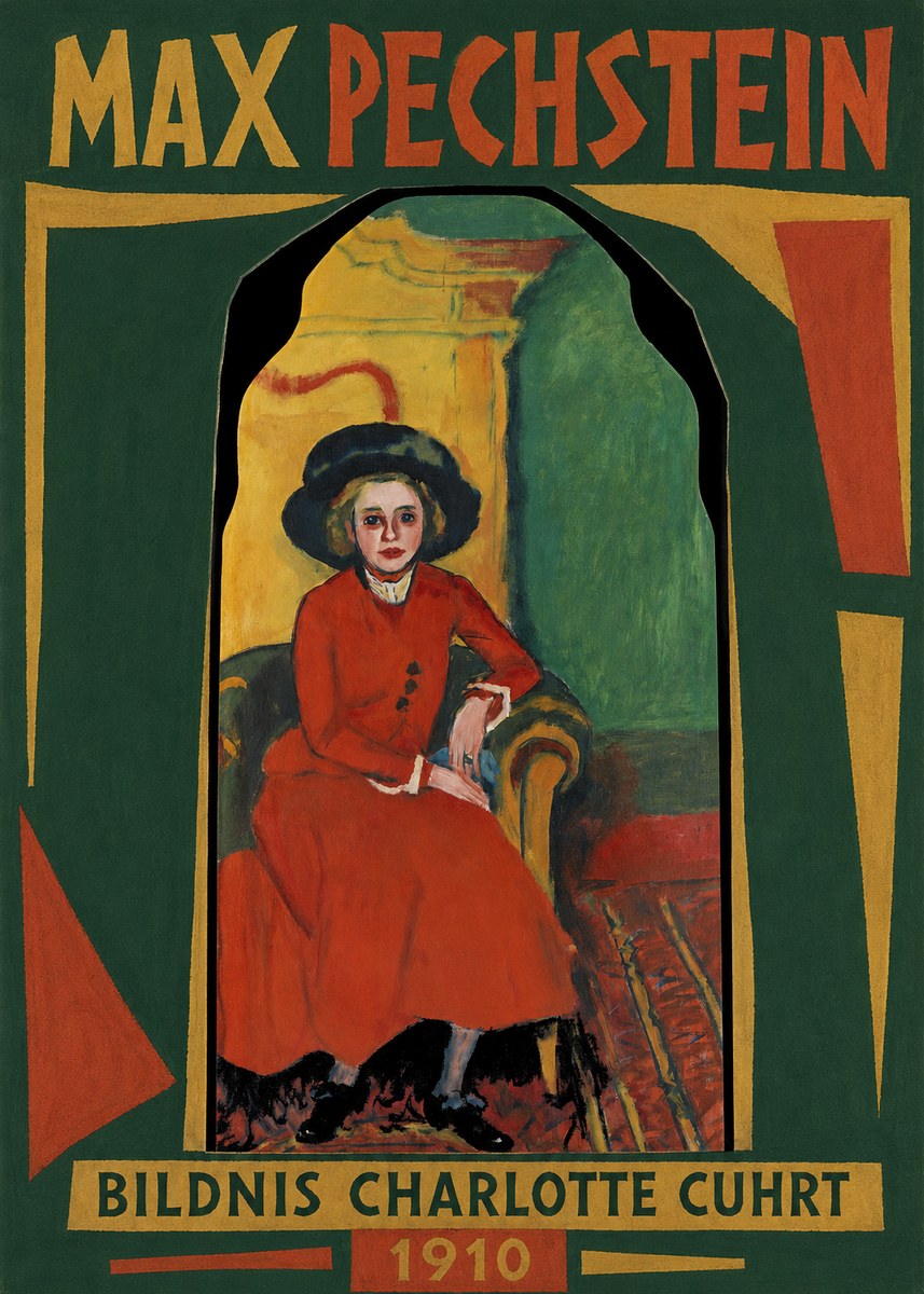 Max Pechstein Bildnis Charlotte Cuhrt No1 - Póster