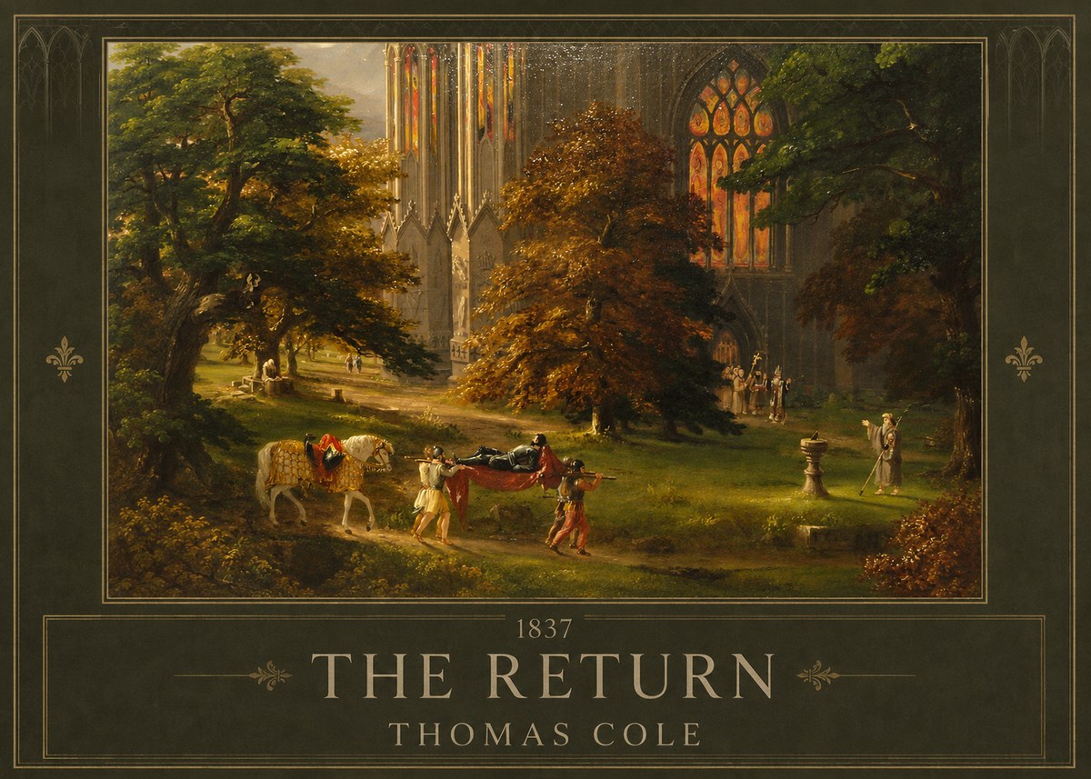 Thomas Cole The Return II No1 - Póster