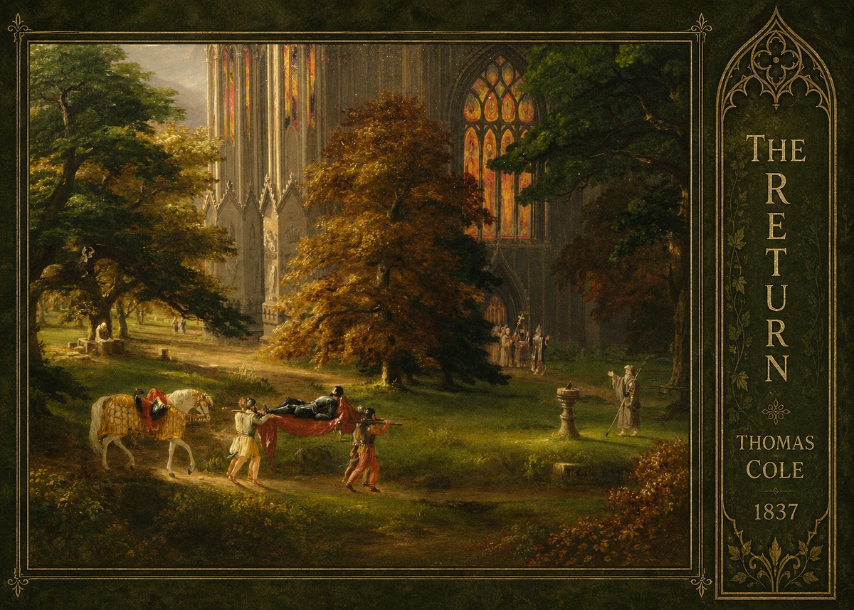 Thomas Cole The Return II No2 - Póster