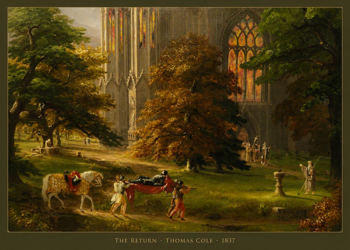 Thomas Cole The Return II No5 - Póster