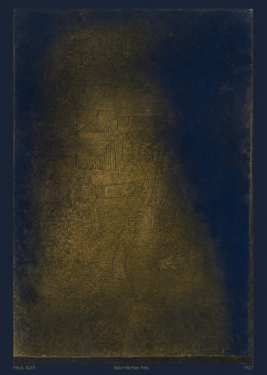 Paul Klee Nächtlicher Fels No6 - Póster