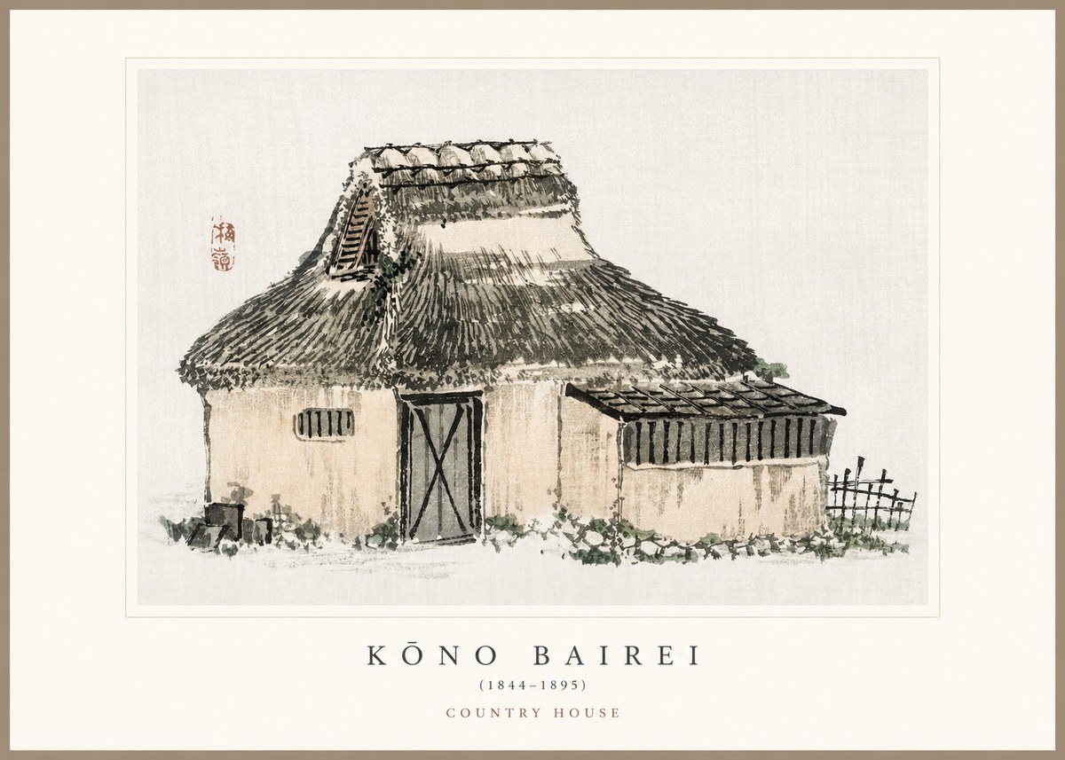 Kōno Bairei Country House No1 - Póster