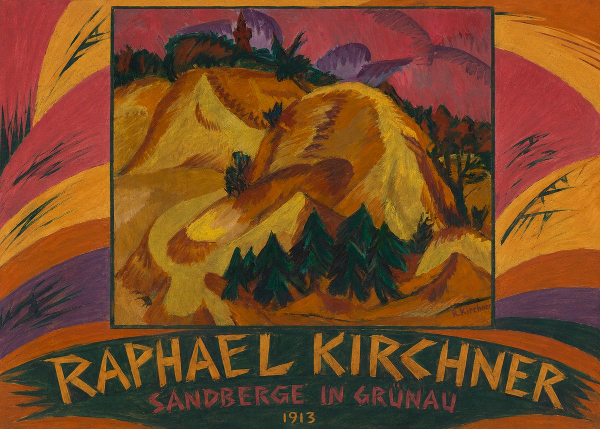 Raphael Kirchner Sandberge in Grünau No2 - Póster