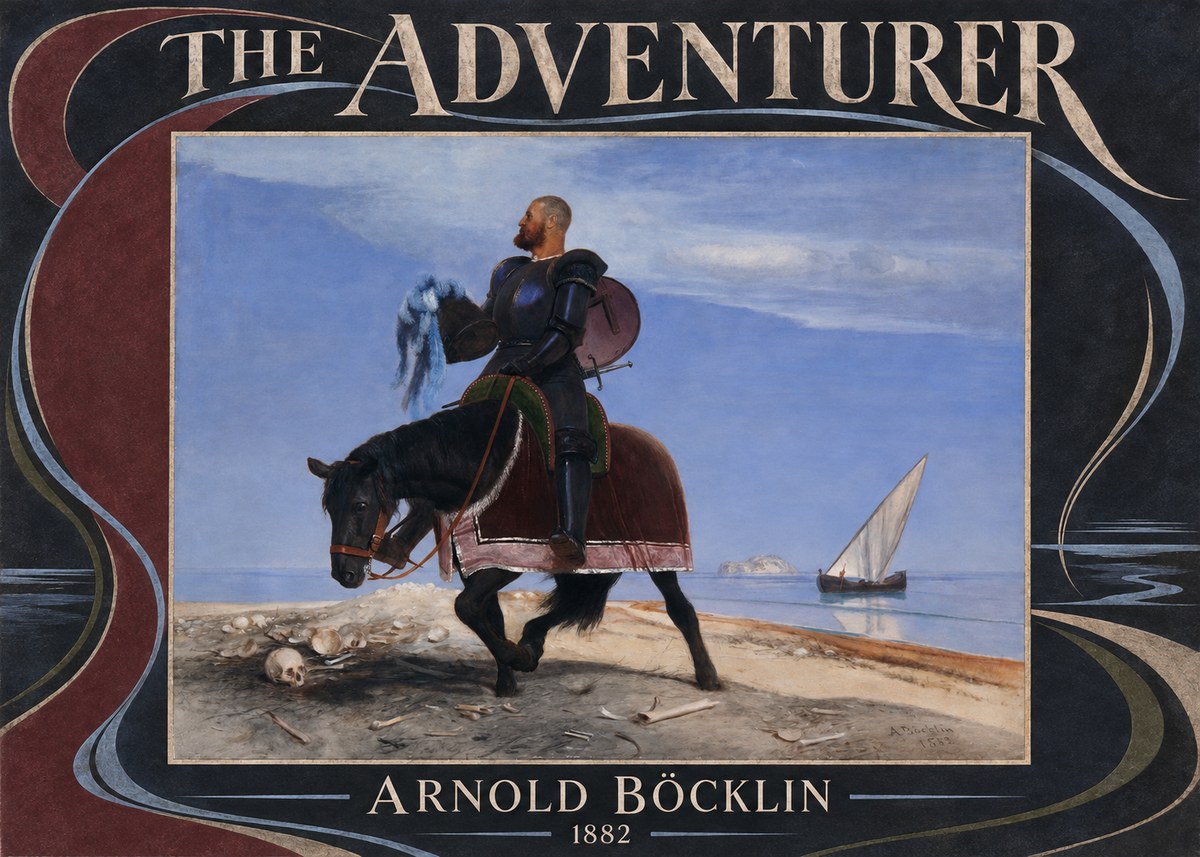 Arnold Böcklin The Adventurer No6 - Póster