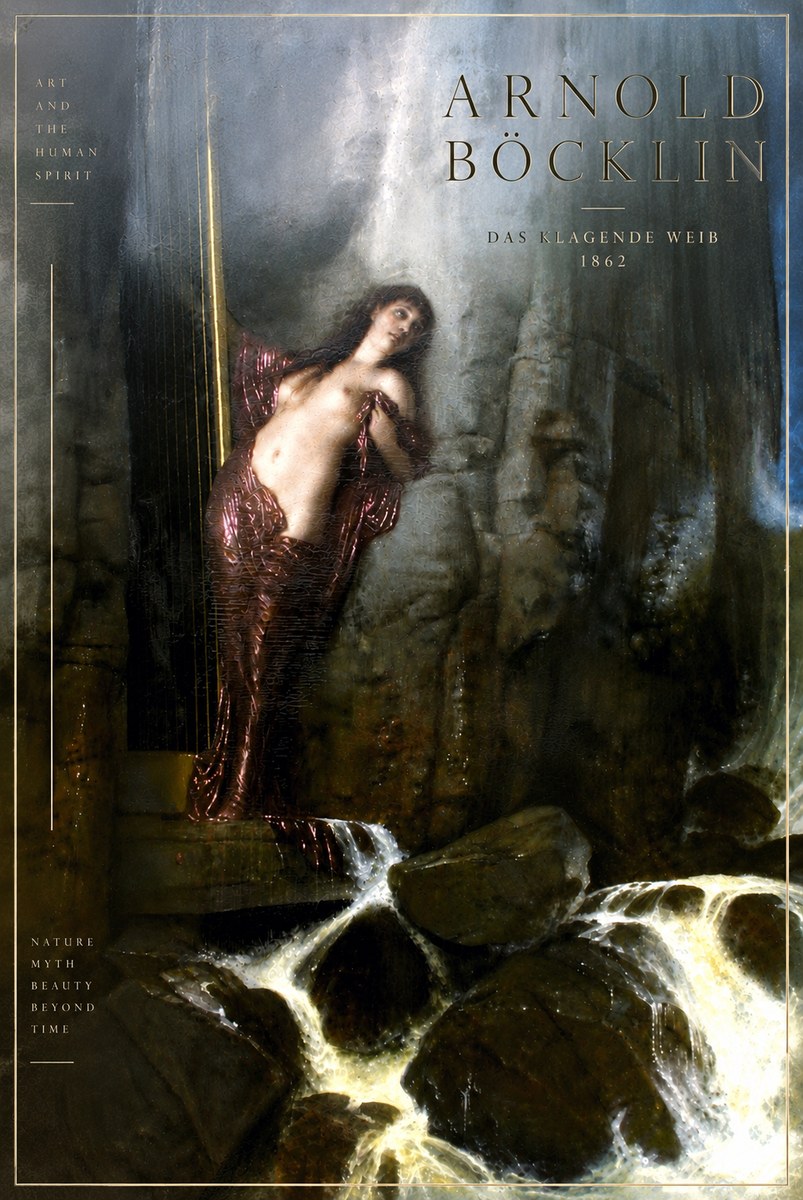 Arnold Böcklin Das Klagende Weib No6 - Póster