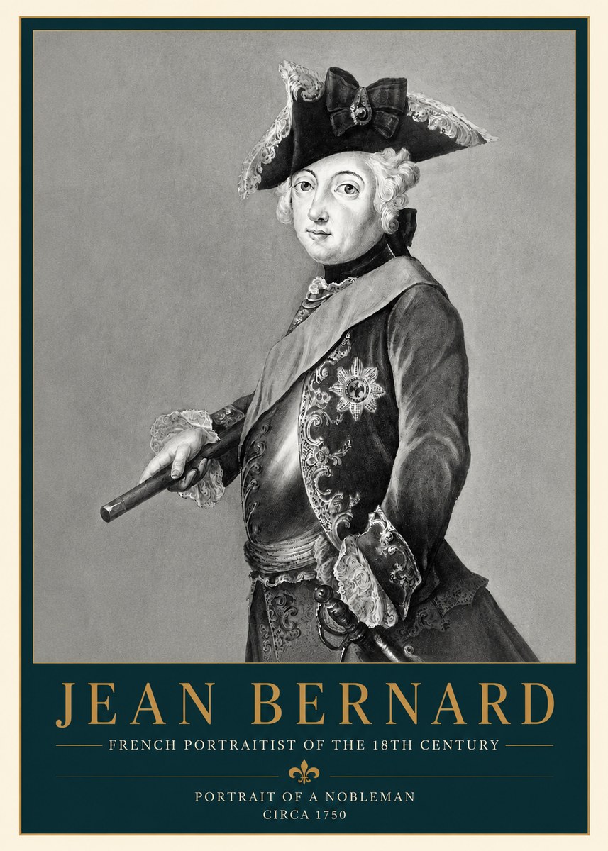Jean Bernard Portrait of a Young Nobleman No5 - Póster