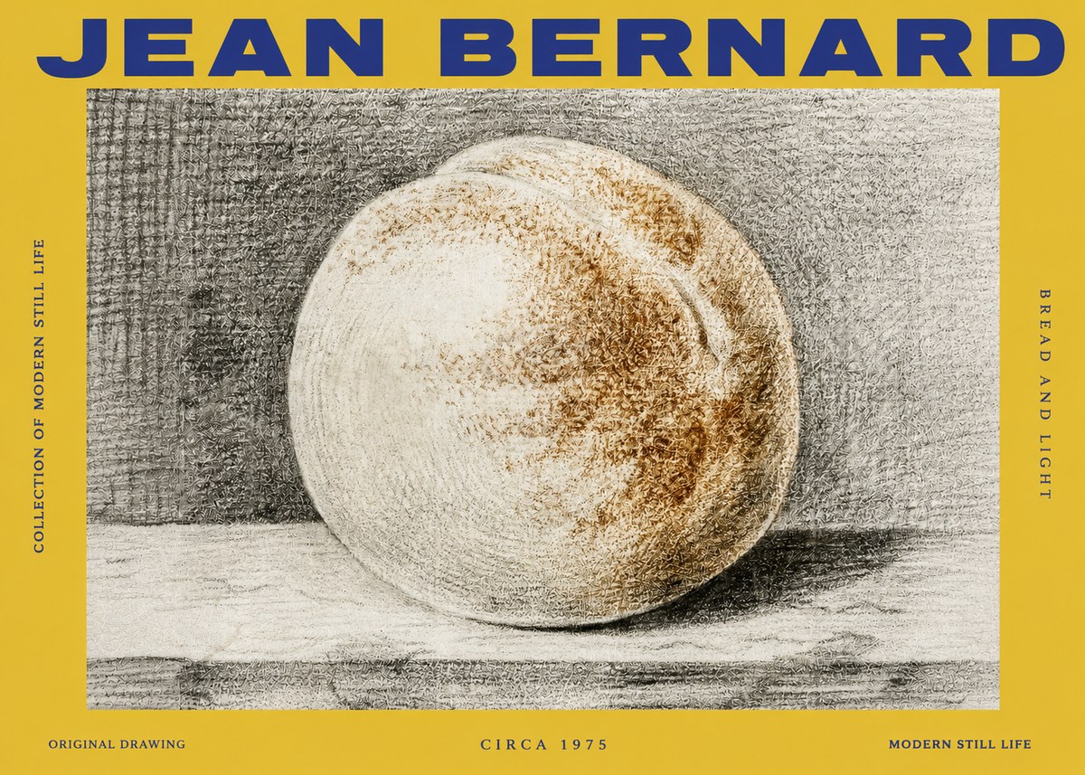 Jean Bernard Bread and Light No2 - Póster