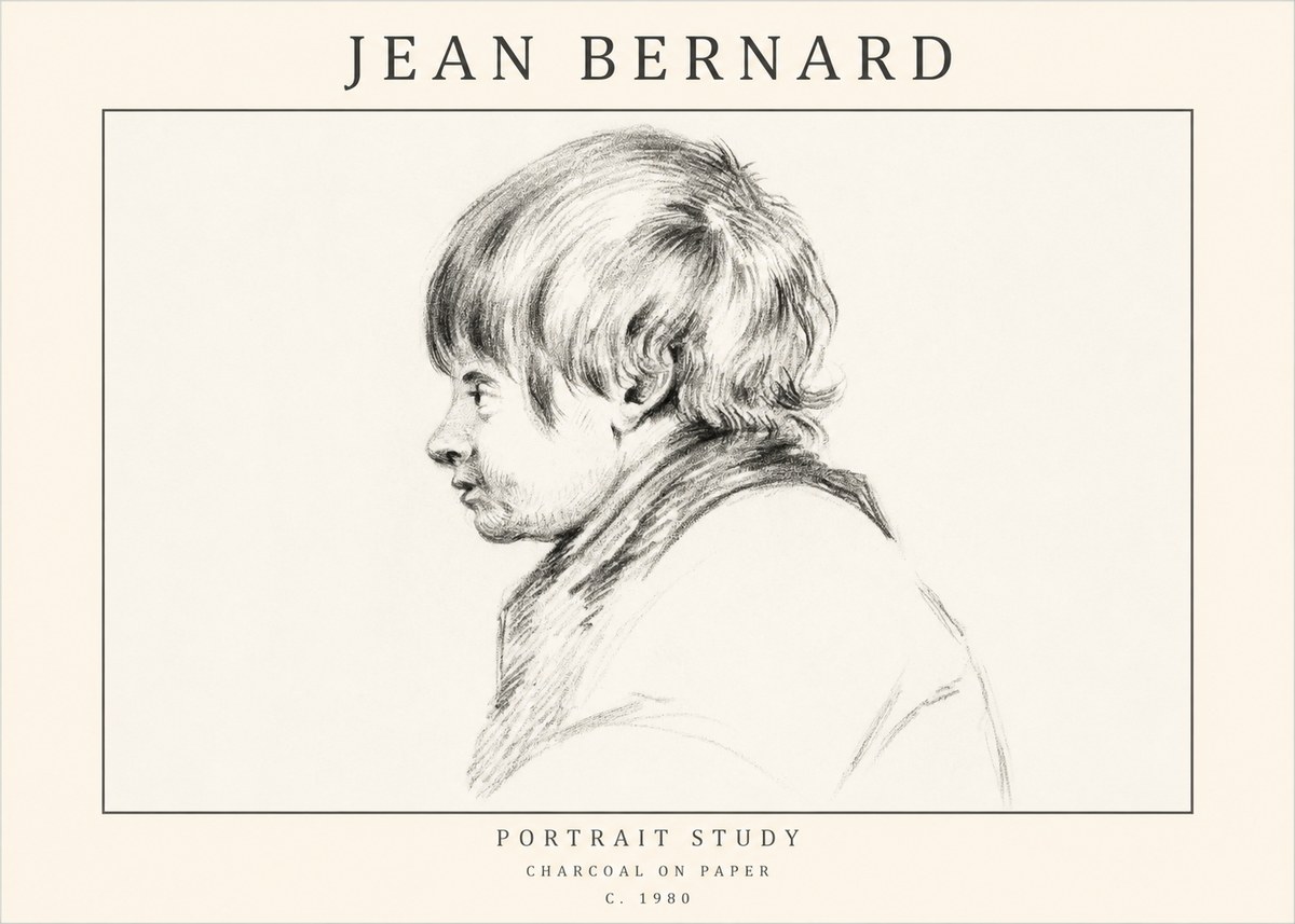 Jean Bernard Portrait Study II No1 - Póster