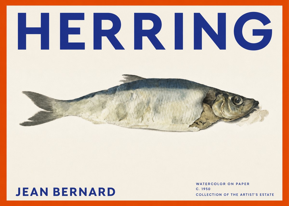 Jean Bernard Herring No2 - Póster