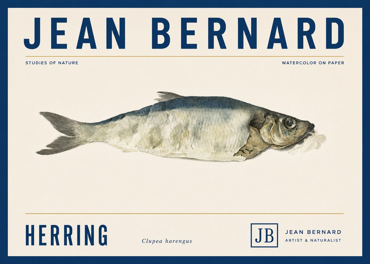 Jean Bernard Herring No5 - Póster