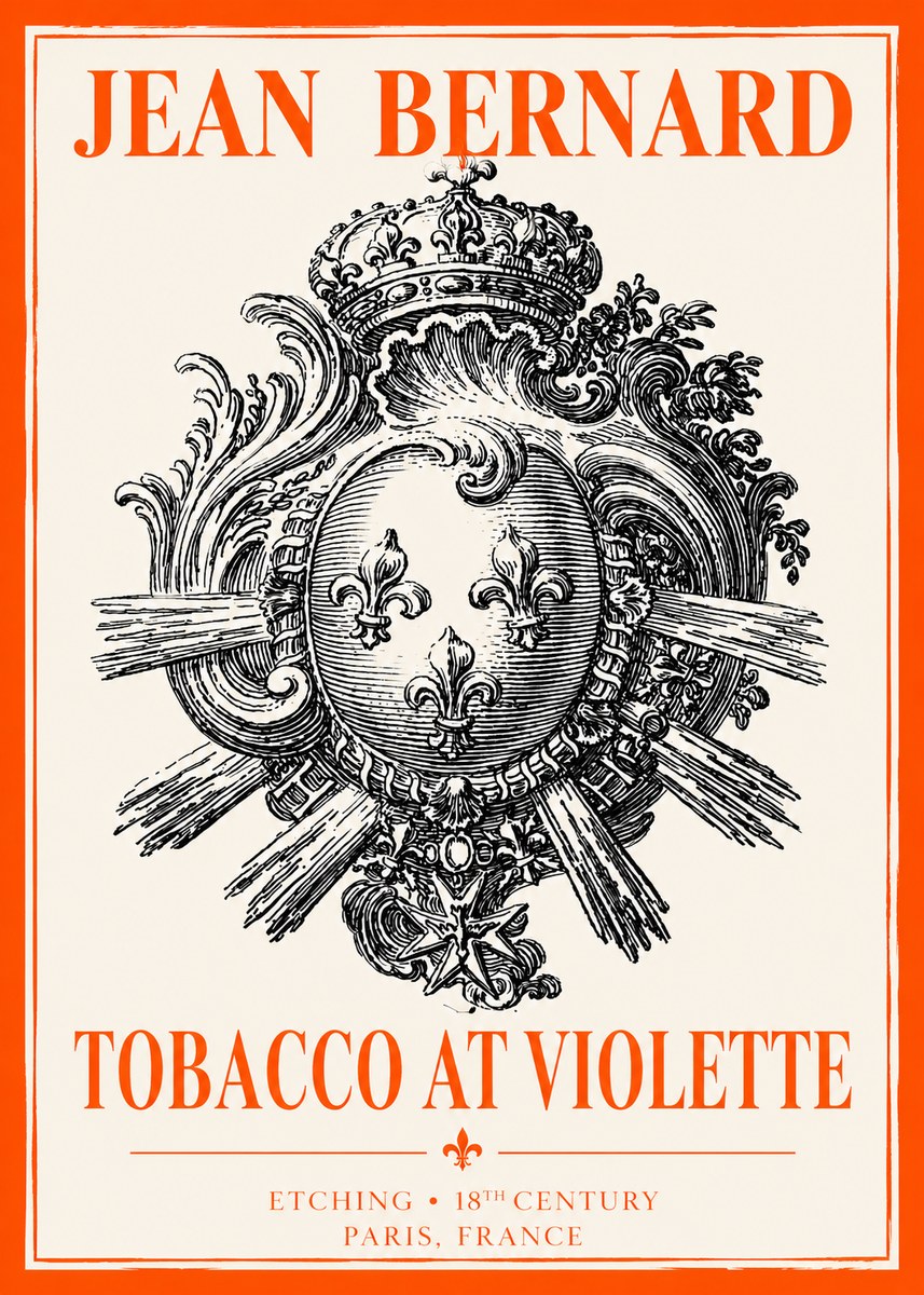 Jean Bernard Tobacco at Violette No2 - Póster