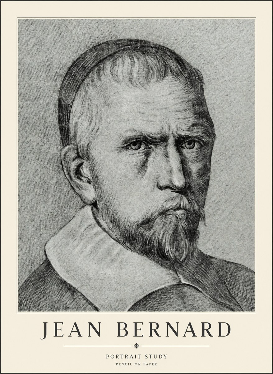 Jean Bernard Portrait Study IV No3 - Póster