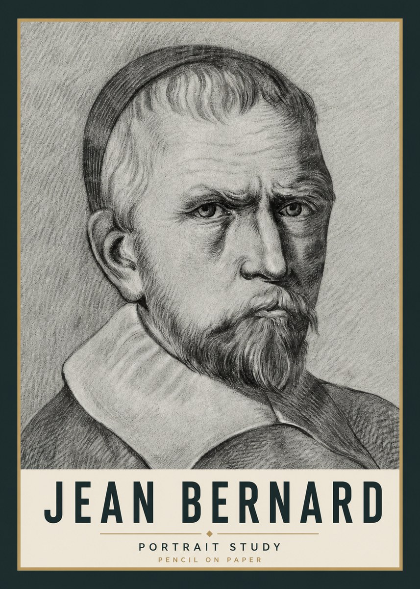 Jean Bernard Portrait Study IV No5 - Póster