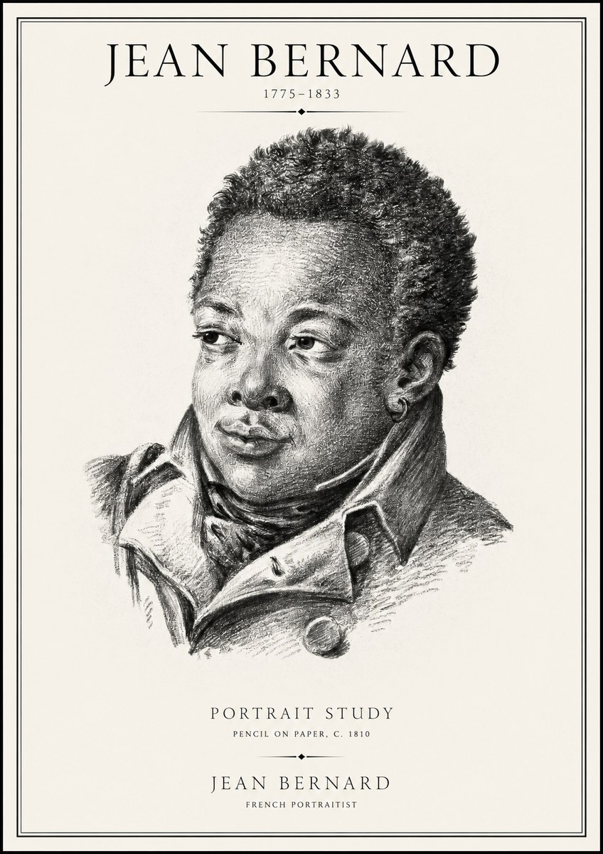 Jean Bernard Portrait Study V No1 - Póster