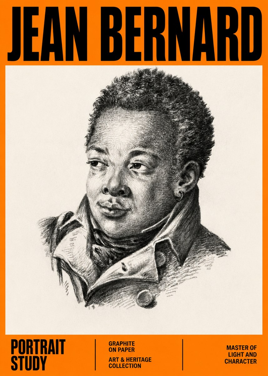 Jean Bernard Portrait Study V No3 - Póster
