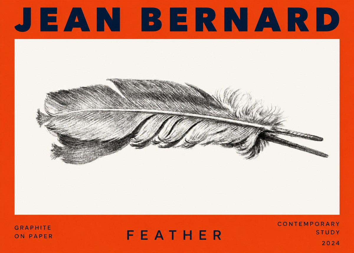 Jean Bernard Feather No2 - Póster