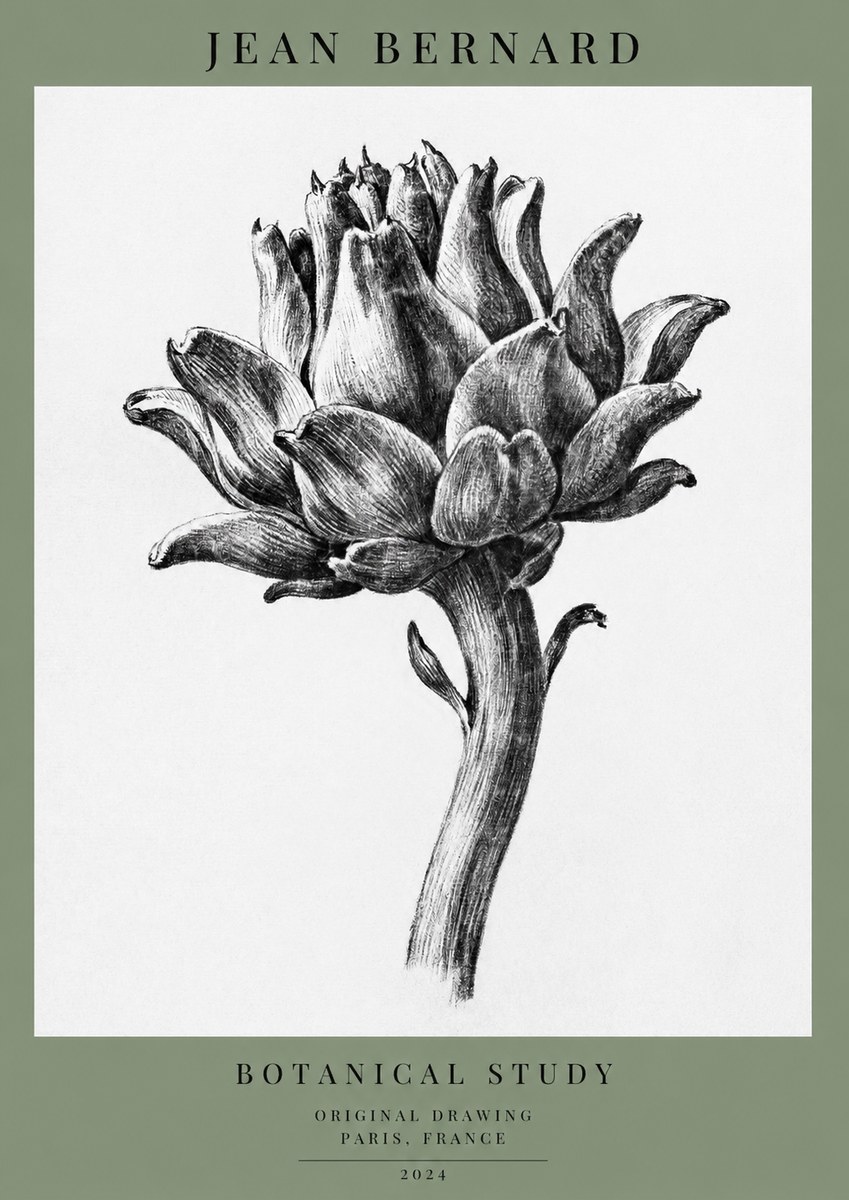 Jean Bernard Botanical Study No1 - Póster