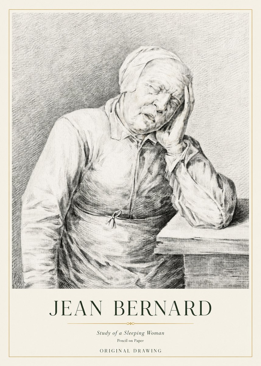 Jean Bernard Resting No4 - Póster