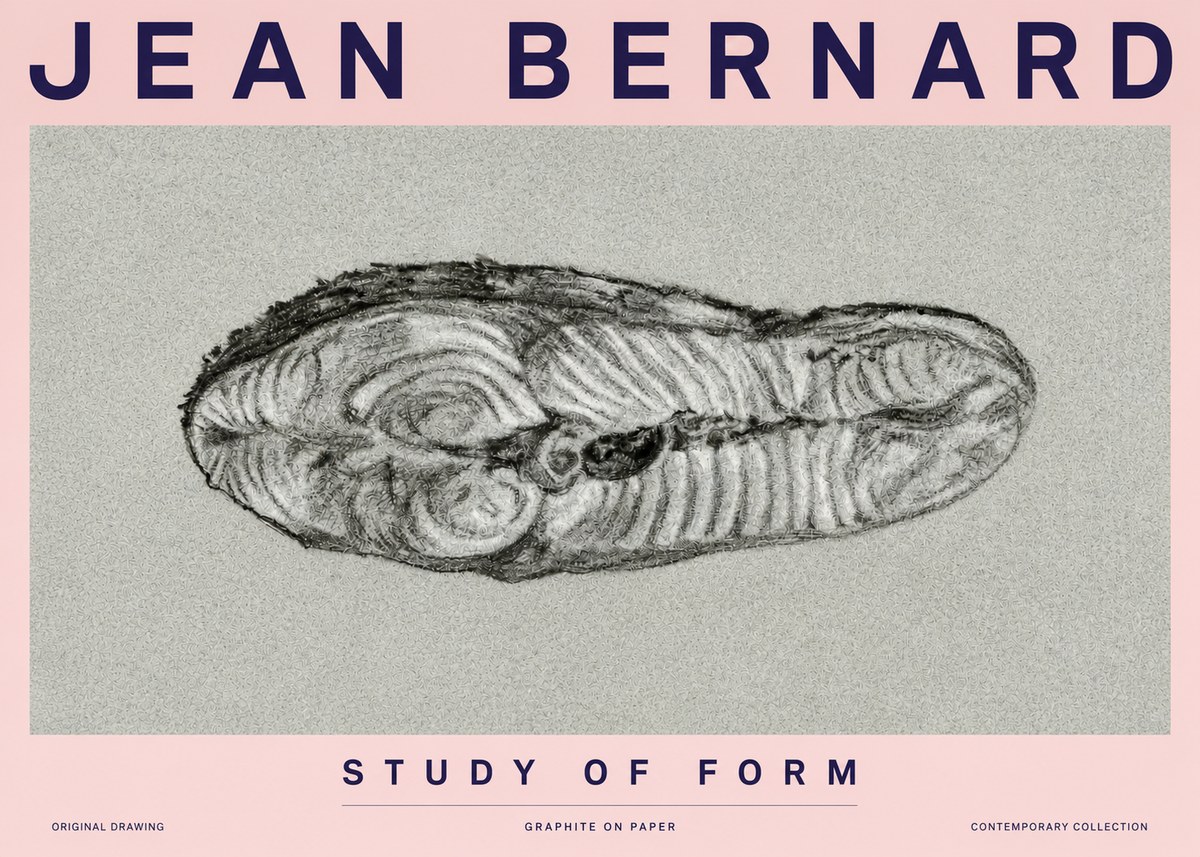 Jean Bernard Study of Form I No3 - Póster