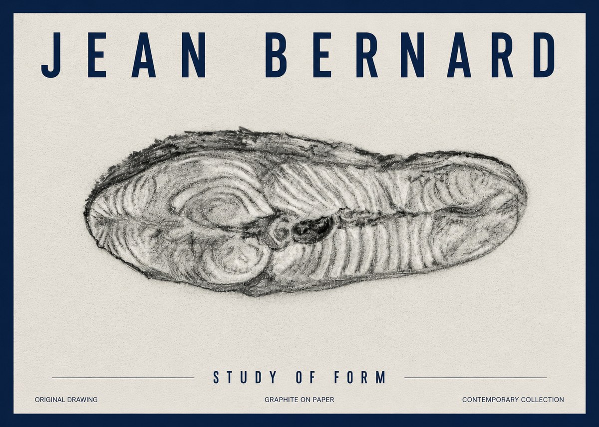 Jean Bernard Study of Form I No5 - Póster