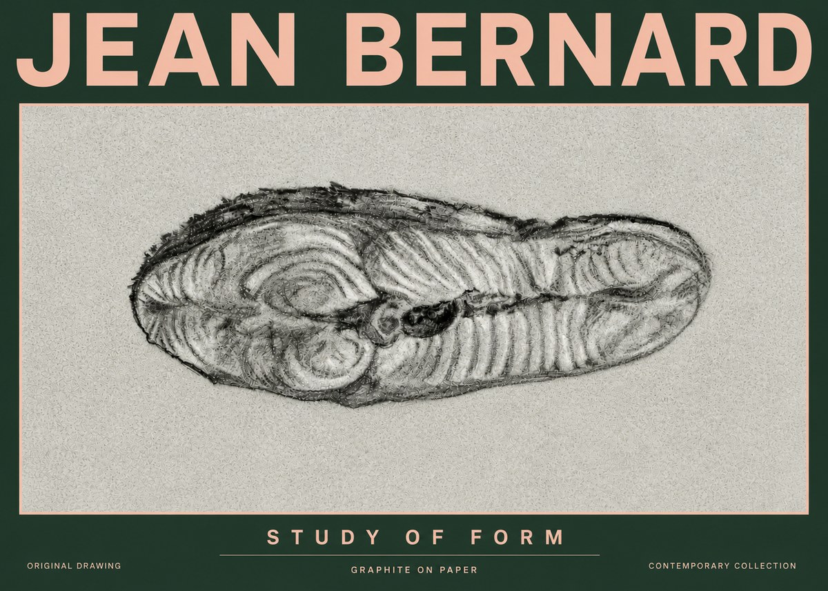 Jean Bernard Study of Form I No6 - Póster